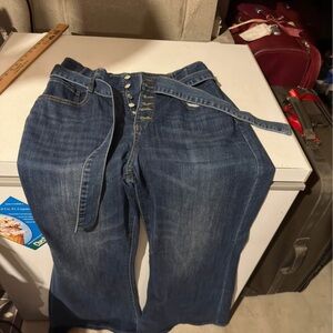 Forever 21 Blue Flare & Wide Leg Jeans